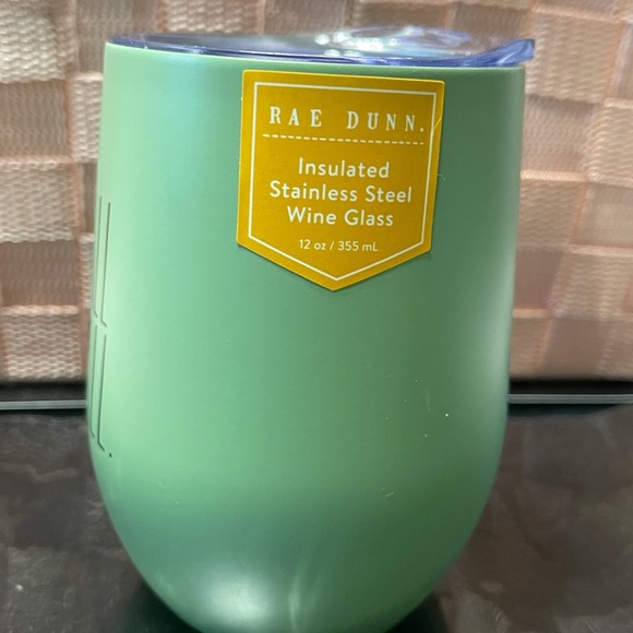 Brand new Rae Dunn 12 oz Fall insulated wine glass - Picture 5 of 5